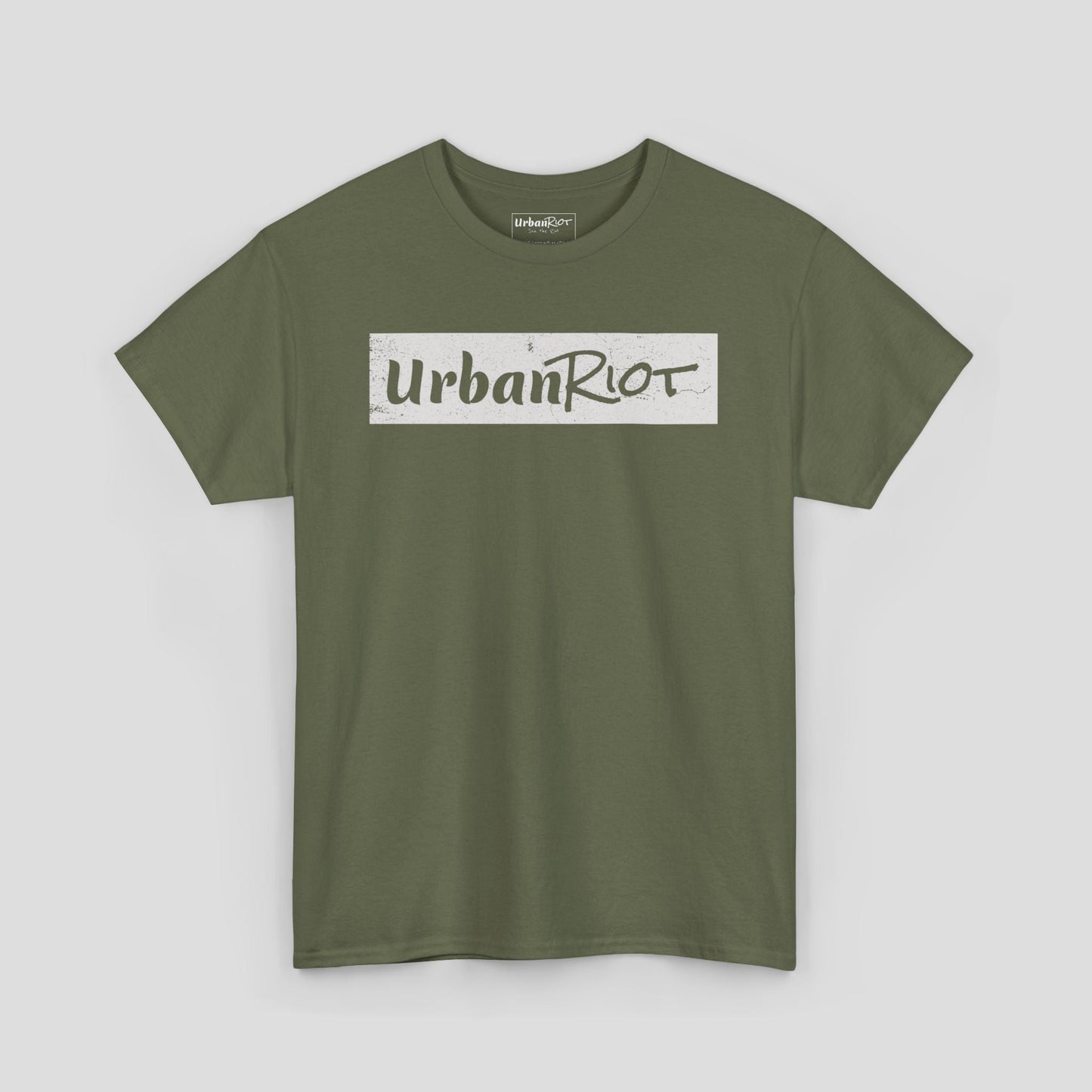 Graphic Tee - "UrbanRiot" Grunge Logo Design