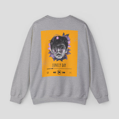 Graphic Sweatshirt - "Lonely Day" Emotional Art Design